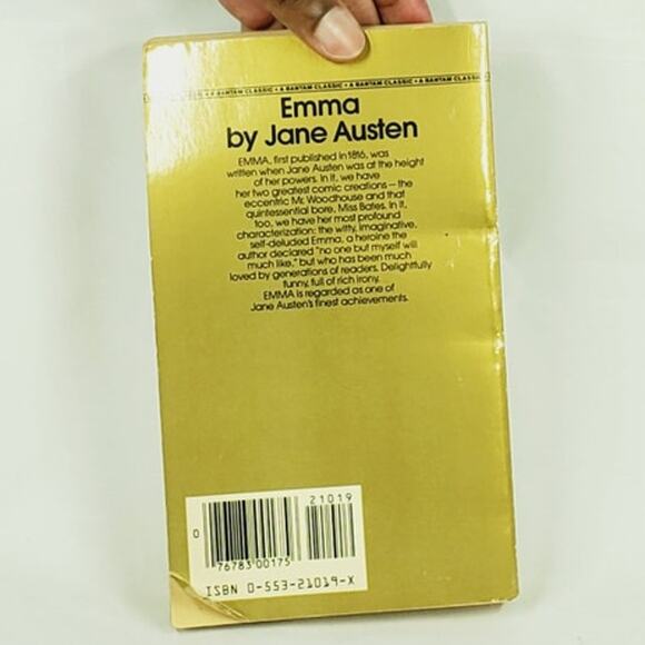 Emma by Jane Austen Vintage Bantam Classic Paperback 1983 ISBN 055321019X - Picture 2 of 4